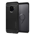 Spigen Rugged Armor Case Compatible with Samsung Galaxy S9 - Matte Black