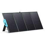 BLUETTI Solar Panel PV120, 120 Watt Solar Panel for Power Station EB3A/EB55/EB70S/AC200P/AC200MAX/AC300, Portable Solar Panel w/ Adjustable Kickstands, Foldable Solar Charger for RV, Camping, Blackout