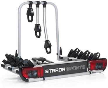 Atera 022685 Fahrradträger Strada Sport 3, Kupplungsträger, für 3 Fahrräder, silber