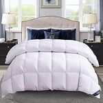 Globon Down Comforter King, Clean Plus Siberian Down Duvet Insert, 45OZ, 700 Fill Power, 100% Cotton Shell with Corner Tabs, Hypo-allergenic, Medium Warmth for All Season