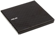 ASUS External Slim 8X DVD-RW Stylish Cut Design Optical Drive SDRW-08D2S-U/BLK/G/AS