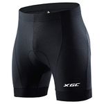 Men's Quick Dry Cycling Underwear With High-Density High-Elasticity And Highly Breathable 4D Gel Padded (Black_6020, XL)