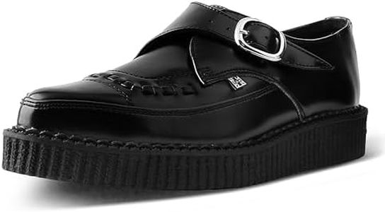 T.U.K. Shoes A8520 Unisex-Adult Creepers, Pointed Buckle Creepers - US: Mens 8 / Women 10 Black
