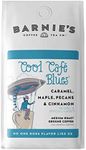 Barnie's Cool Café Blues Ground Coffee with Caramel, Maple, Pecan and Cinnamon Rum Flavors, Medium Roasted Arabica Coffee Beans, Gluten Free, 12 oz Bag