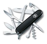 Victorinox Swiss Army Knife - 15 Functions, Multi-Utility Tool - Black, 91 mm - 1.3713.3