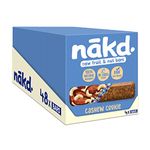 Nakd Cashew Cookie Natural Fruit & Nut Bars - Vegan - Healthy Snack - Gluten Free - 35g x 48 bars