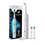 Nexlev Oscillating Electric Toothbrush | 8000 rotations/min | USB Type C Charging|3 modes| 2 Minute Timer |Quad Change Reminder| IPX7 Waterproof | For adults| 1 year warranty| |Sparkle Pro (ETR-06)