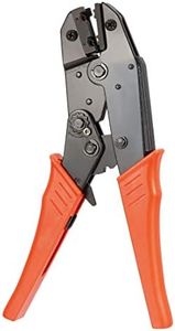 sourcing map Ratchet Crimping Press Plier Crimper Tool Awg 20-14 for 1.5-2.5mm2 Insulated Flag Terminal Connector