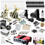 Hildbrandt Tattoo Kit Pro 3 Machine Gun + TKHPRO2 + Needle + Power Supply + Inks + Case