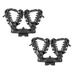 Kolpin 21551 Black Double Rhino Grip, 2 Pack