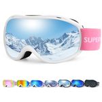 Supertrip Ski Goggles for Men Womens Anti-fog skiing goggles UV Protection Snow Snowboarding Goggles for Adult Youth