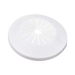 sourcing map Pipe Cover Decoration, 30mm-50mm PP Plastic Escutcheon Water Pipe Drain Line Cover White 8pcs