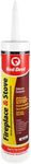 Red Devil Fireplace and Stove Repair Sealant 300 ml, Black