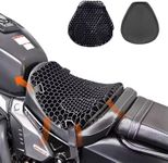 Universal Shock-Absorbing Motorcycle Seat Cover - Comfort Pressure Relief Cushion Pad with Gel Material