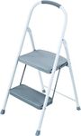 Rubbermaid RMS-2 2-Step Steel Step Stool, 225-pound Capacity, White