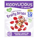 Kiddylicious Raspberry & Apple Fruity Drops, 4 x 16g