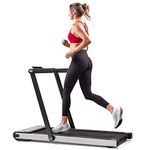 Sunny Health & Fitness Asuna Premium Slim Folding Treadmill with Speakers