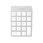 Satechi Slim Aluminum Bluetooth Wireless 18-Key Keypad Keyboard Extension - Compatible with MacBook Pro, MacBook Air, Mac Mini, iMac, iMac Pro, iPad, iPhone and more (Silver) - US English