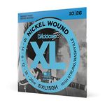 D'Addario Guitar Strings - XL Nickel Electric Guitar Strings - EXL150H - Perfect Intonation, Consistent Feel, Reliable Durability - For 6 String Guitars - 10-26 High Strung/Nashville Tuning