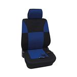 PETEX Universal Seat Cover Eco Class Athens Blue Passenger Seat Heated 2-Piece Size SAB 2