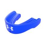 Under Armour Sport Mouth Guard Sports for Football, Lacrosse, Basketball, Hockey, Boxing, MMA, Jiu Jitsu, Includes Detachable Helmet Strap, Youth & Adult. Protectar Bucal, Blue