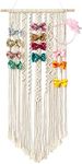 Mkono Macrame Hair Bow Holder Hangi