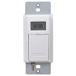 Intermatic EI400WC Programmable Electronic Countdown In-Wall Timer, White by Intermatic