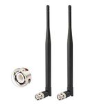 Bingfu Wireless Microphone Receiver UHF 470MHz-960MHz BNC Male Aerial Antenna (2-Pack) for Wireless Microphone System Receiver Remote Digital Audio Mic Receiver Tuner Device UHF Ham Radio