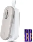 FEPPO Mini Bag Sealer, Bag Sealer with Cutter 2 in 1 Heat Sealer, Portable Chip Sealer Handheld Food Sealer Mini Sealing Machine For Plastic Bags Chip Bags Food Storage (Battery Included)