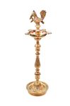 E-Handicrafts Brass Mahabharat Diya (Gold_24 Inch X 7 Inch)