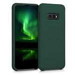 kwmobile Case Compatible with Samsung Galaxy S10e Case - TPU Silicone Phone Cover with Soft Finish - Moss Green