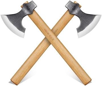 Dream Reach Throwing Hatchets 2 Pack, Professional 16" Throwing Tomahawk Axe Throwing Game for Backyard, Hand Forged Viking Throwing Axe Set for Adults for Competition and Recreation