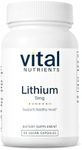 Vital Nutrients - 100% Elemental Lithium (Orotate) - Supports Mental and Behavioral Health - 90 Vegetarian Capsules per Bottle - 5 mg