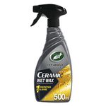 Turtle Wax Hybrid Solutions Ceramic Wet Car Wax, Spray on Concentrated Car Wax & Polish Spray, 500ml, Pack of 1, Fruity Scent, Quick & Easy, Post Wash - Dry, Shine & Protect your Car in One Easy Step
