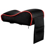 Car Armrest Cushion,Soft Memory Foam Car Armrest Pad Universal PU Leather Car Handrail Box Pad Car Armrest Center Consoles Cushion Car Support Armrest Pad