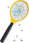 Aspect Bug Zapper Electric Fly Swatter Bug Zapper Battery Operated Flies Killer Indoor & Outdoor Pest Control Mosquito and Insect Catcher Racket- Assorted Colours