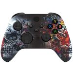 eXtremeRate Custom Shell for Xbox Series X & S Controller - Revitalize Your Controller - Tiger Skull Replacement Cover Front Housing Cover for Xbox Core Controller Wireless [Control NOT Included]