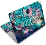 Laptop Skin Sticker Decal,12" 13" 13.3" 14" 15" 15.4" 15.6 inch Laptop Vinyl Skin Sticker Cover Art Protector Notebook PC (2 Wrist Pad Skins Included), Decorative Waterproof Removable, Nice Mandala