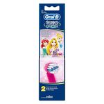 Braun Oral-B Stages Power Kids Replacement Brush Heads Disney Princess 2 Pack