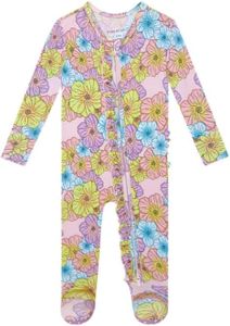 Posh Peanut Kourtney - Footie Ruffled Zippered One Piece - Newborn