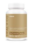 Heal + Co. Organic Maca | High Potency 4:1 Extract, 3,000 mg | Mood + Libido | 120 x 500 mg Capsules