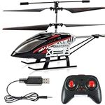 Byuert 2.4GHz RC Helicopter with Altitude Hold, One-Key Operation, Gyro Stabilization, Dual Speed, LED Lights - Mini Helicopter Toy for Kids & Adults