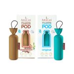 AuraCam Gold Standard Camphor Pods (1 Original + 1 Sandalwood) - Pack of 2 - Organic Camphor Cone Air freshener For Room, Car, Bathroom, Office & Toilet | Long-Lasting Camphor pods