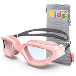 ZIONOR Kids Swim Goggles, G1MINI SE Anti-fog Clear Lens Swimming Goggles for Kid Child 6-14