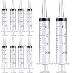 Gufastoe 20ml Syringe-s with Caps (Pack of 10) for Industrial & Scientific