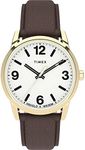 Timex Easy Reader 38 mm Mens Quick Release Brown Leather Strap Watch TW2U71500