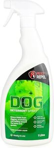 Dog Deterrent Spray 1L - Dog Repellent Spray Deters Animals from Digging & Damaging Your Home - Stops Dogs from Fouling | Dog Repellent Spray for Garden | Does Not Harm Animals