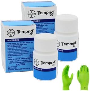 Temprid FX 8ml - Multi-Purpose Suspension Concentrate Insecticide, for Indoor and Outdoor use (2 Single use Bottles with Gloves.)