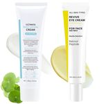 Youthful Formula Ultimate Moisturizing Cream + Revive Eye Cream,Ultimate Moisturizing Cream & Retinol Anti Aging Eye Cream,Korean Moisturizer Reduces Fine Lines, Dark Circles & Puffiness,(100g + 40g)