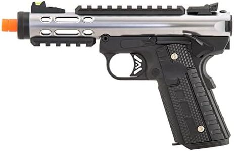 GoldenBall X WE-Tech Galaxy 1911 Gas Blowback Airsoft Pistol (Black, Silver)
